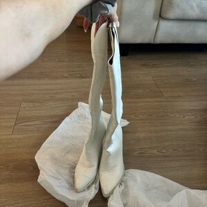 Cowboy Boots White Women's Boots